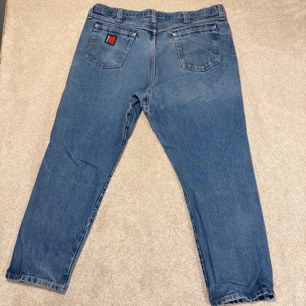 Wrangler RIGGS Workwear Jeans Mens 42x30 Blue Bundle 3 Pair Relaxed Fit Denim - Picture 8 of 16